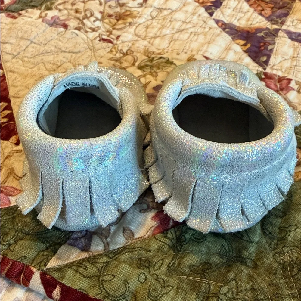Freshly Picked Sparkle Baby Moccasin